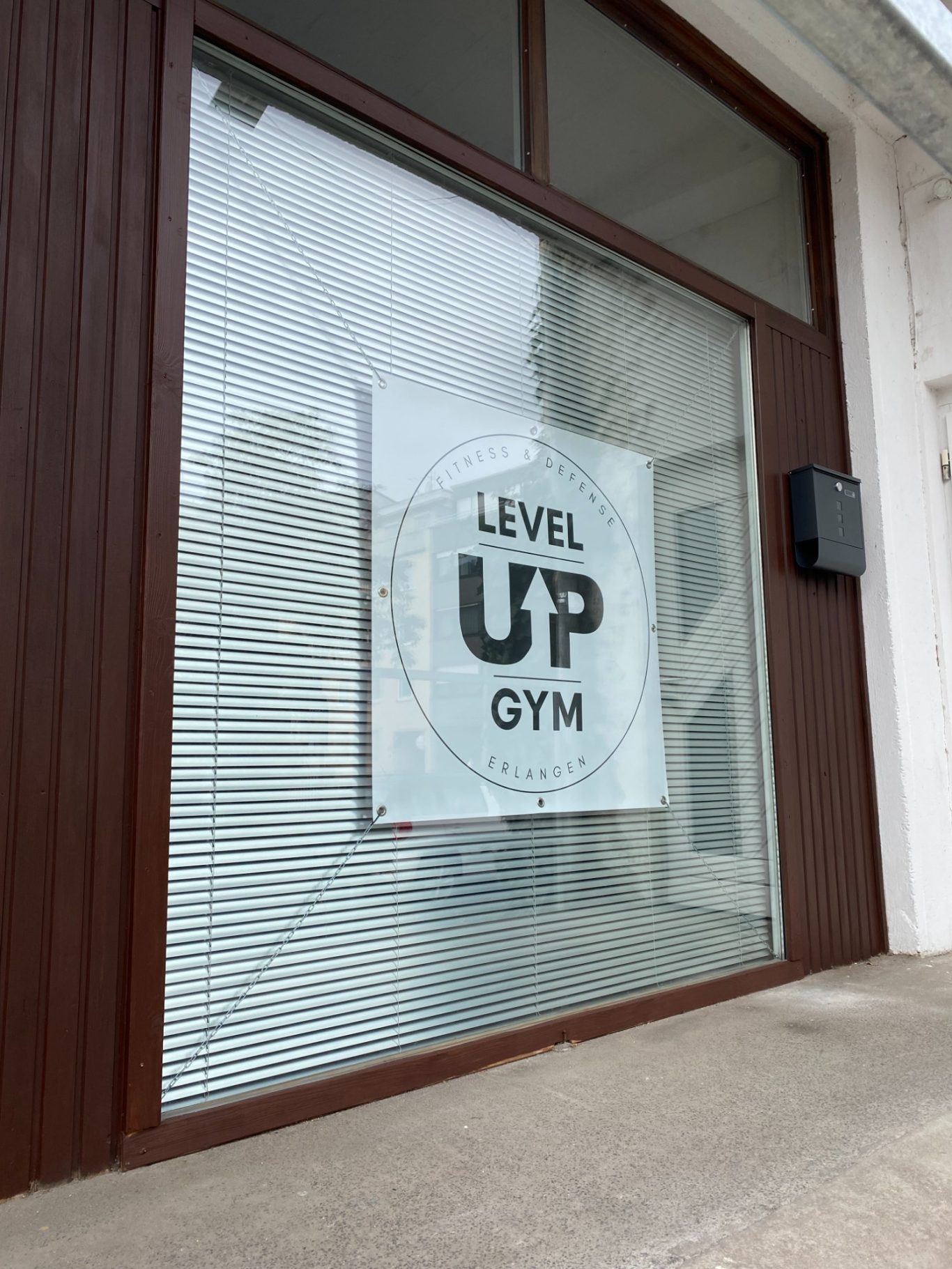 Eingang Level Up Gym